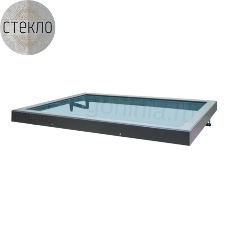 Люк в подвал со стеклом стеклогор 600х600*63 