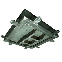 Люк под брусчатку Проспект-ВН из нержавеющей стали съемный - обвязка дна профилем